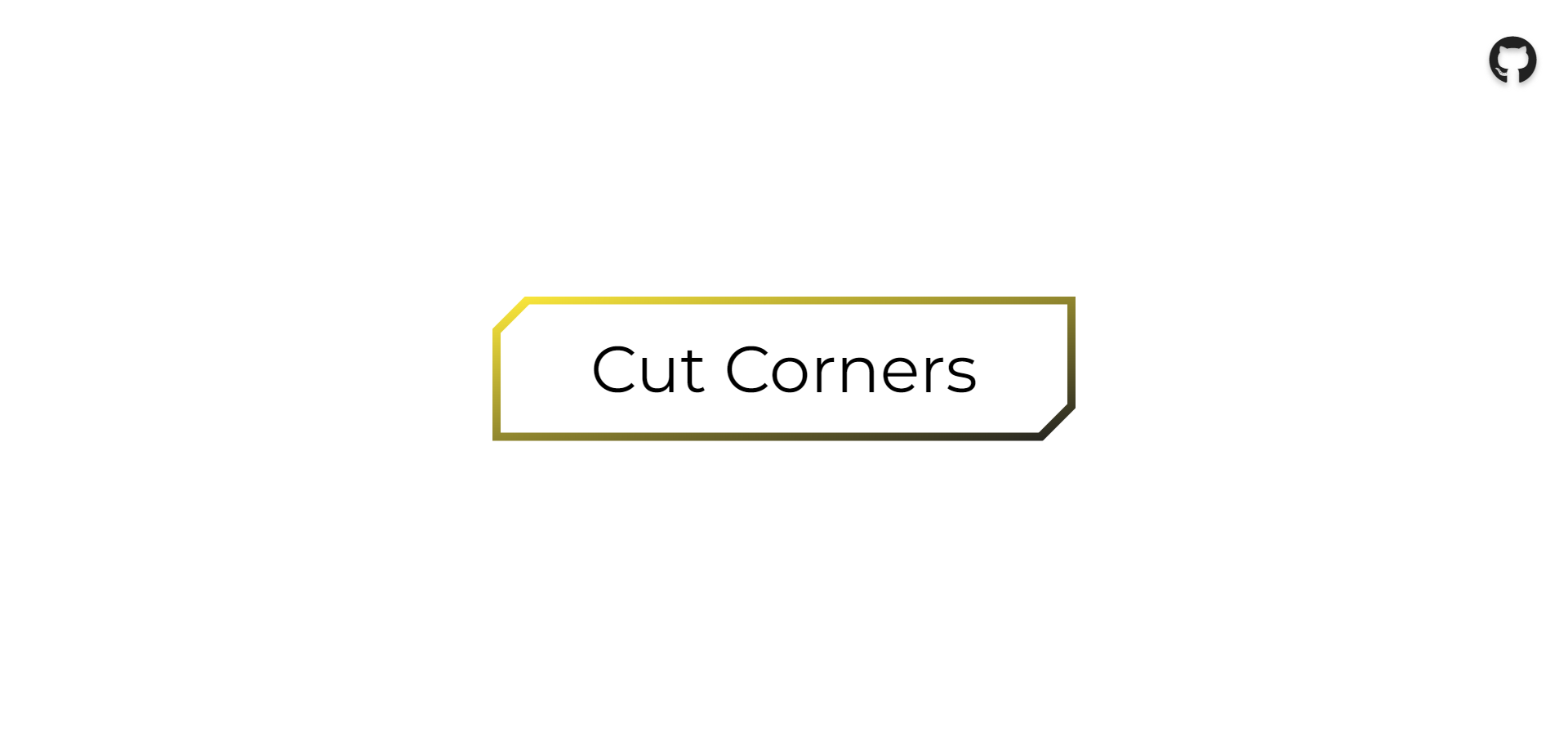 Cut Corners Button