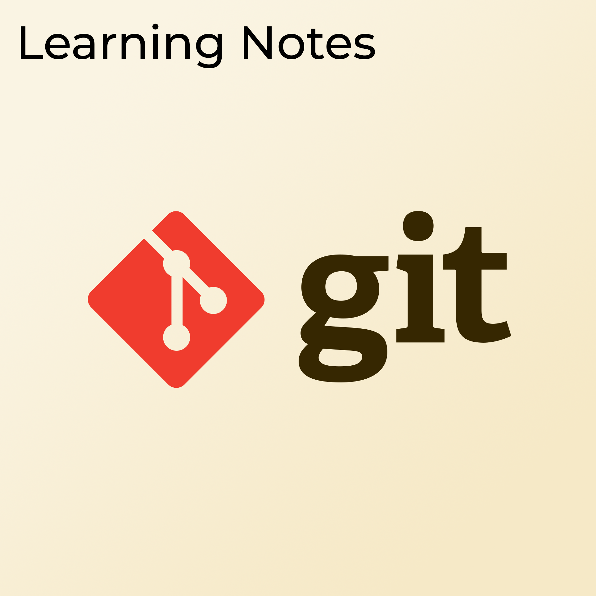 Git Learning Notes